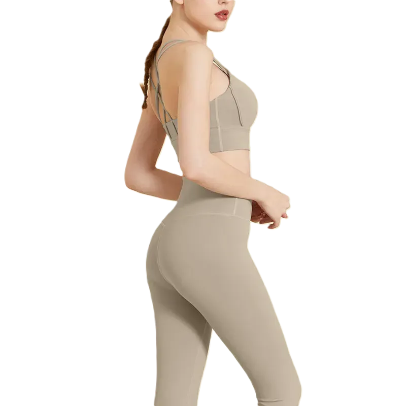 2Pcs Seamless activewear Yoga Set Gym Fitness Clothing Women Suits Sports Bra Crop Top Workout Leggings Sportswear Female