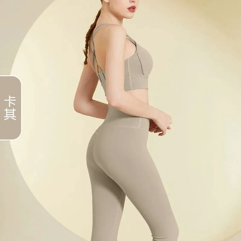 2Pcs Seamless activewear Yoga Set Gym Fitness Clothing Women Suits Sports Bra Crop Top Workout Leggings Sportswear Female