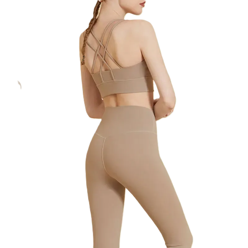 2Pcs Seamless activewear Yoga Set Gym Fitness Clothing Women Suits Sports Bra Crop Top Workout Leggings Sportswear Female