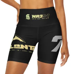 A1Vigilante 2014 Kenya  High Waisted Yoga Shorts (AOP)