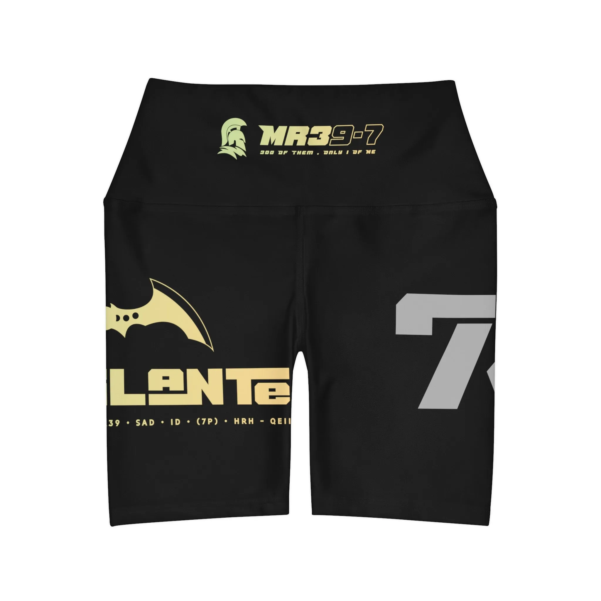 A1Vigilante 2014 Kenya  High Waisted Yoga Shorts (AOP)