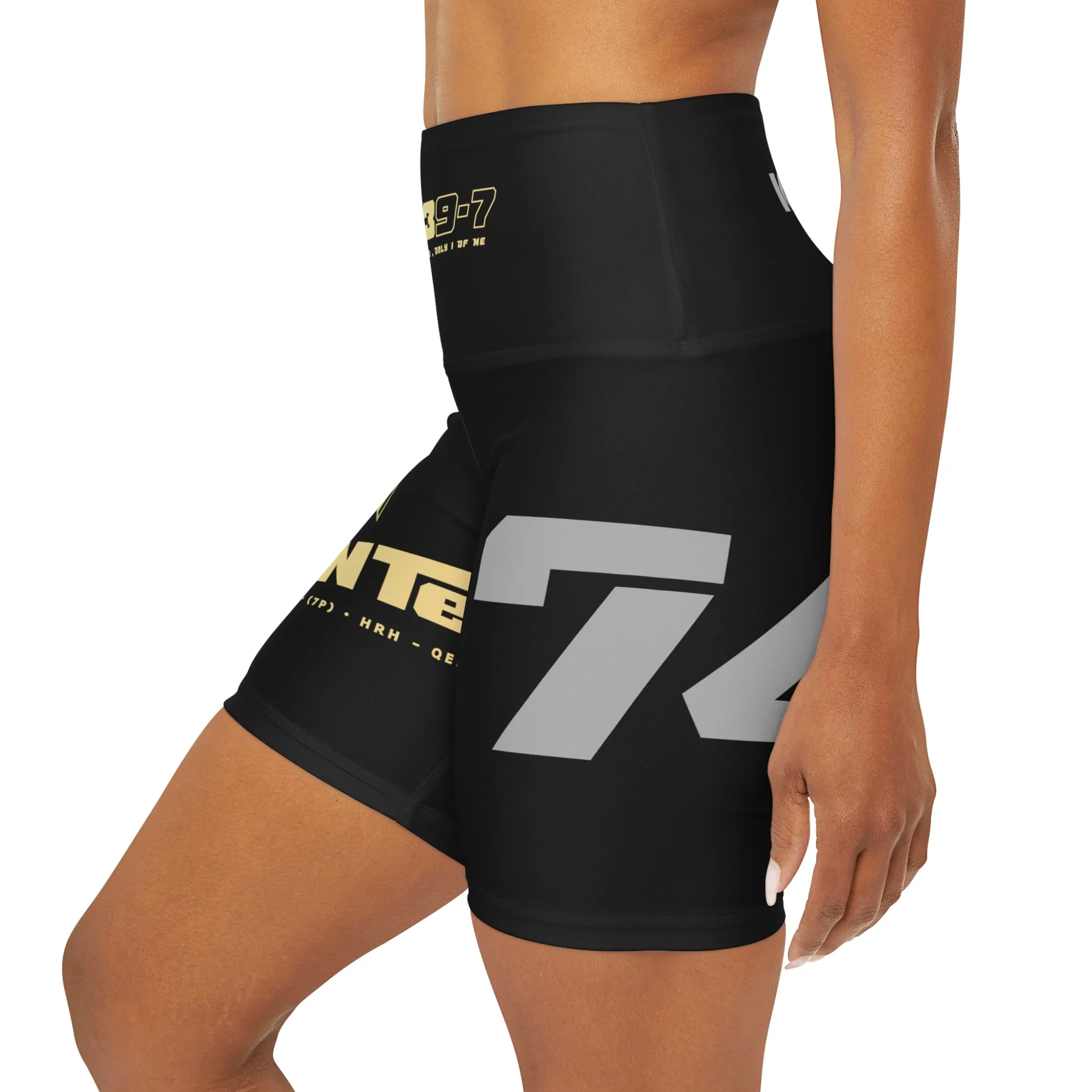 A1Vigilante 2014 Kenya  High Waisted Yoga Shorts (AOP)