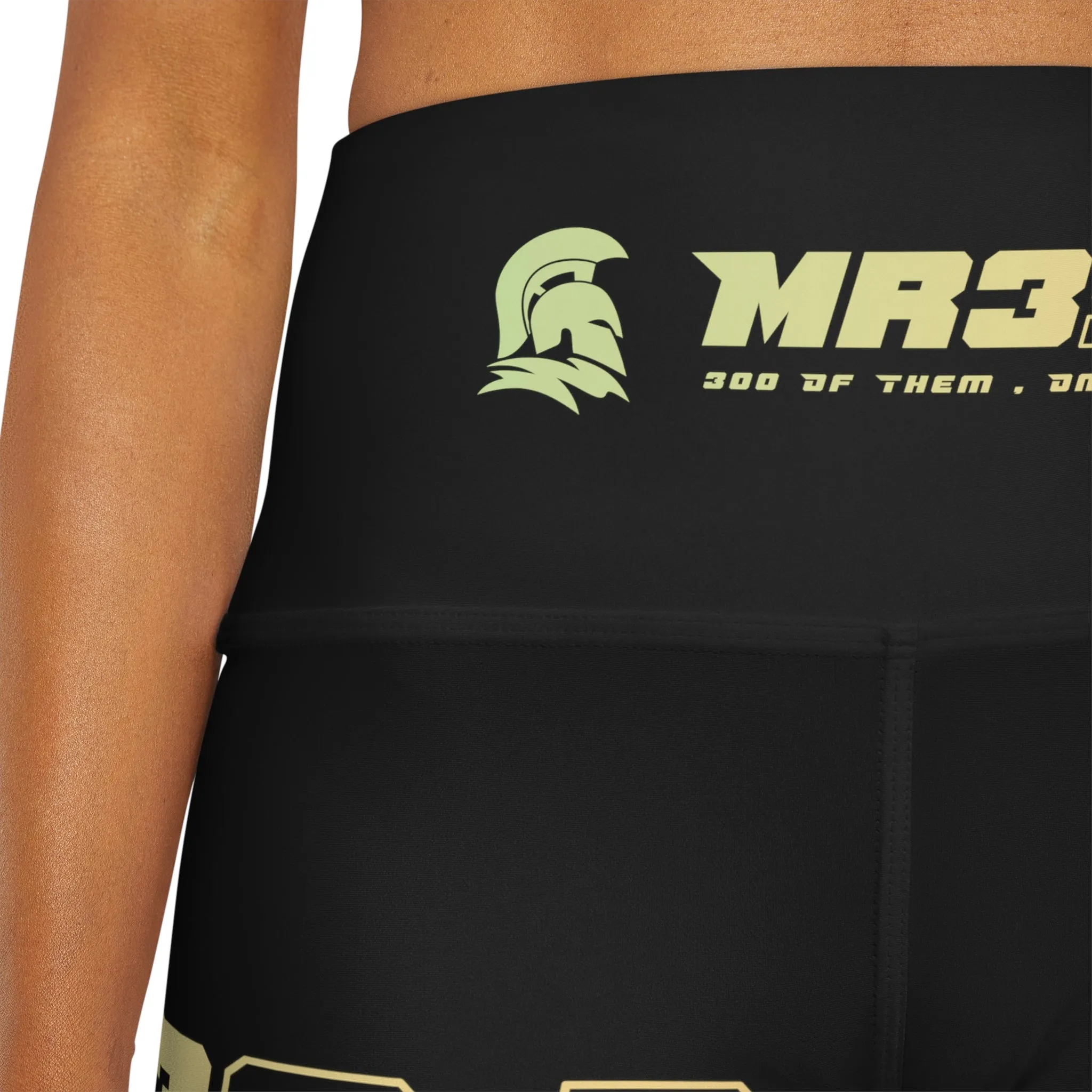 A1Vigilante Gwynedd 20X High Waisted Yoga Shorts (AOP)