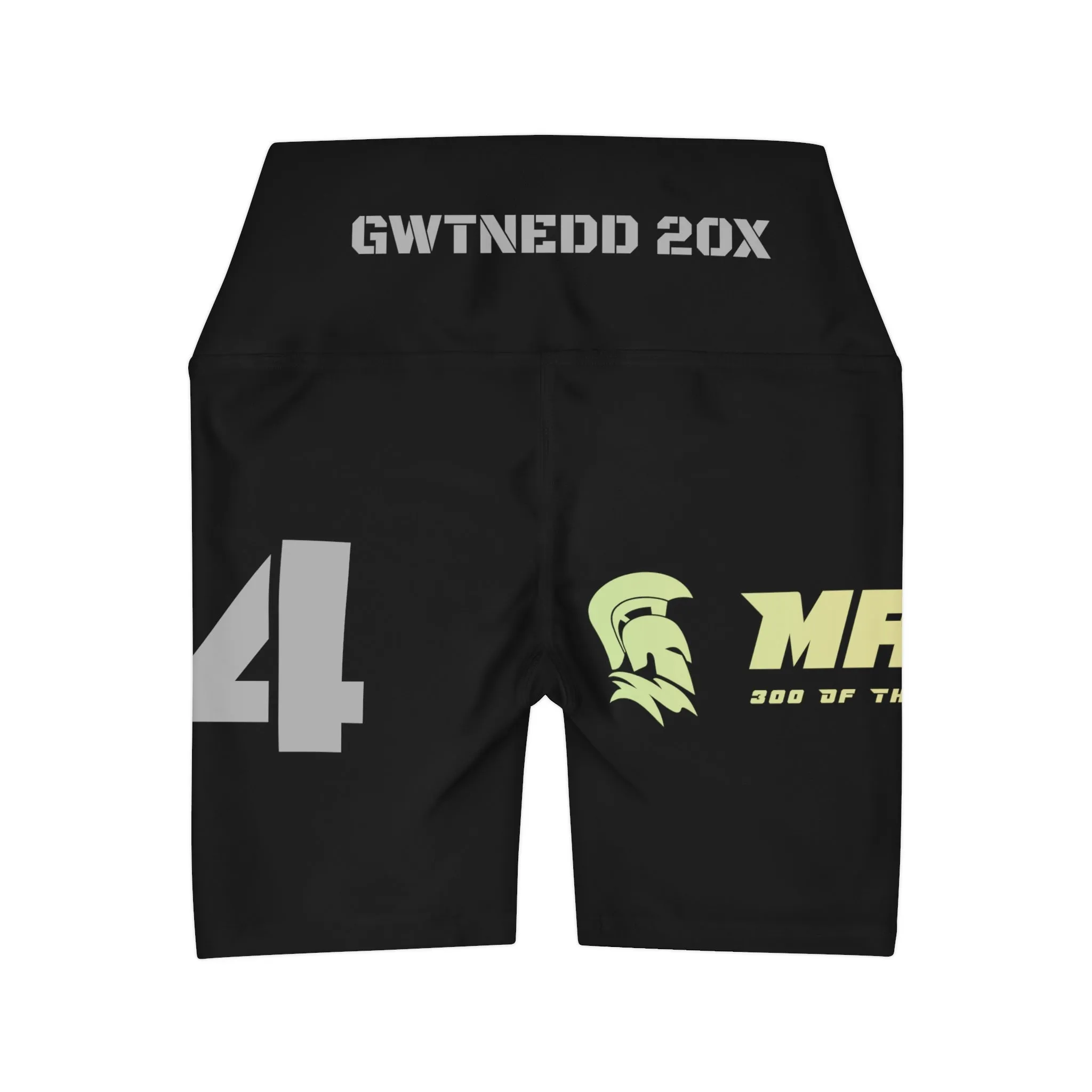 A1Vigilante Gwynedd 20X High Waisted Yoga Shorts (AOP)