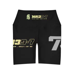 A1Vigilante Gwynedd 20X High Waisted Yoga Shorts (AOP)