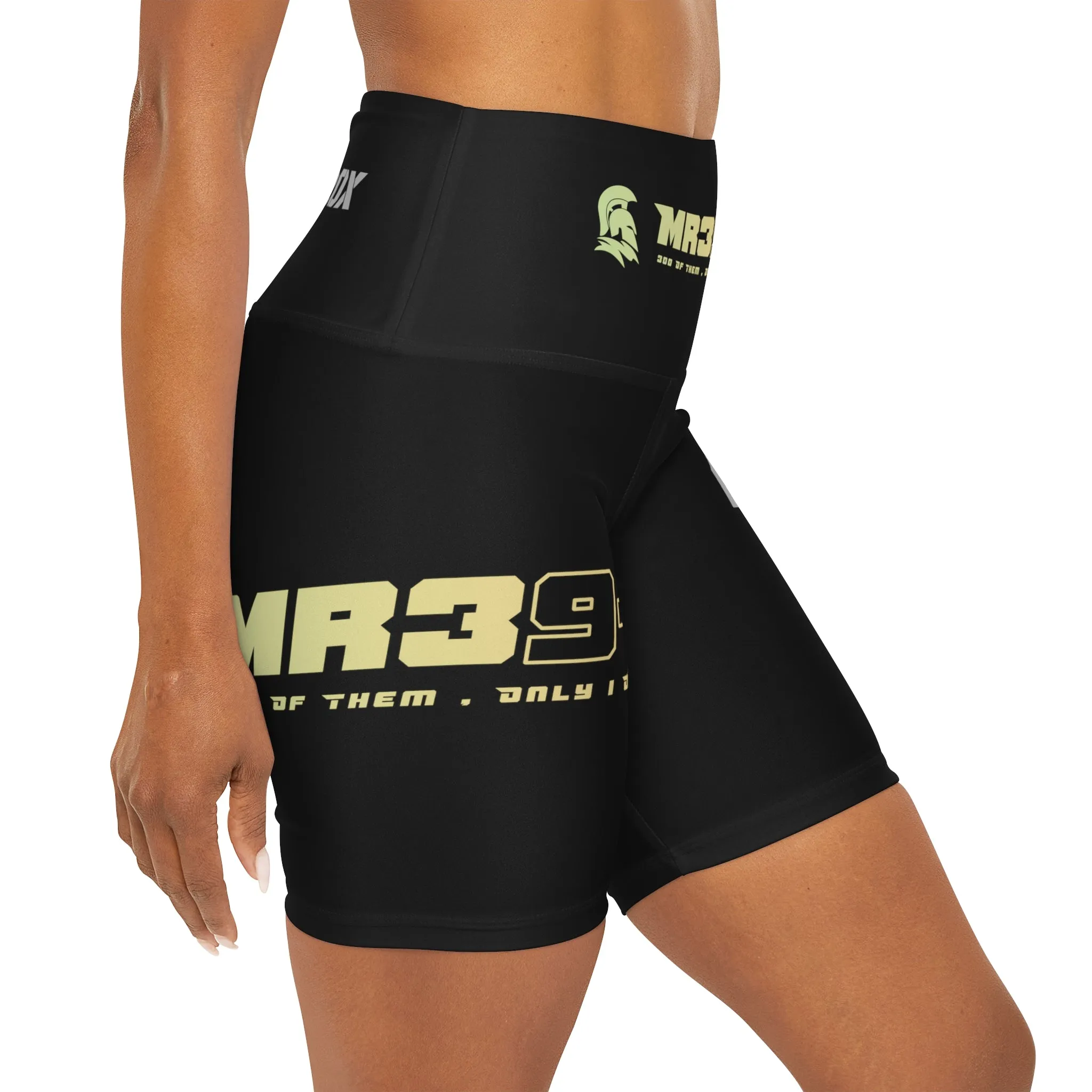 A1Vigilante Gwynedd 20X High Waisted Yoga Shorts (AOP)