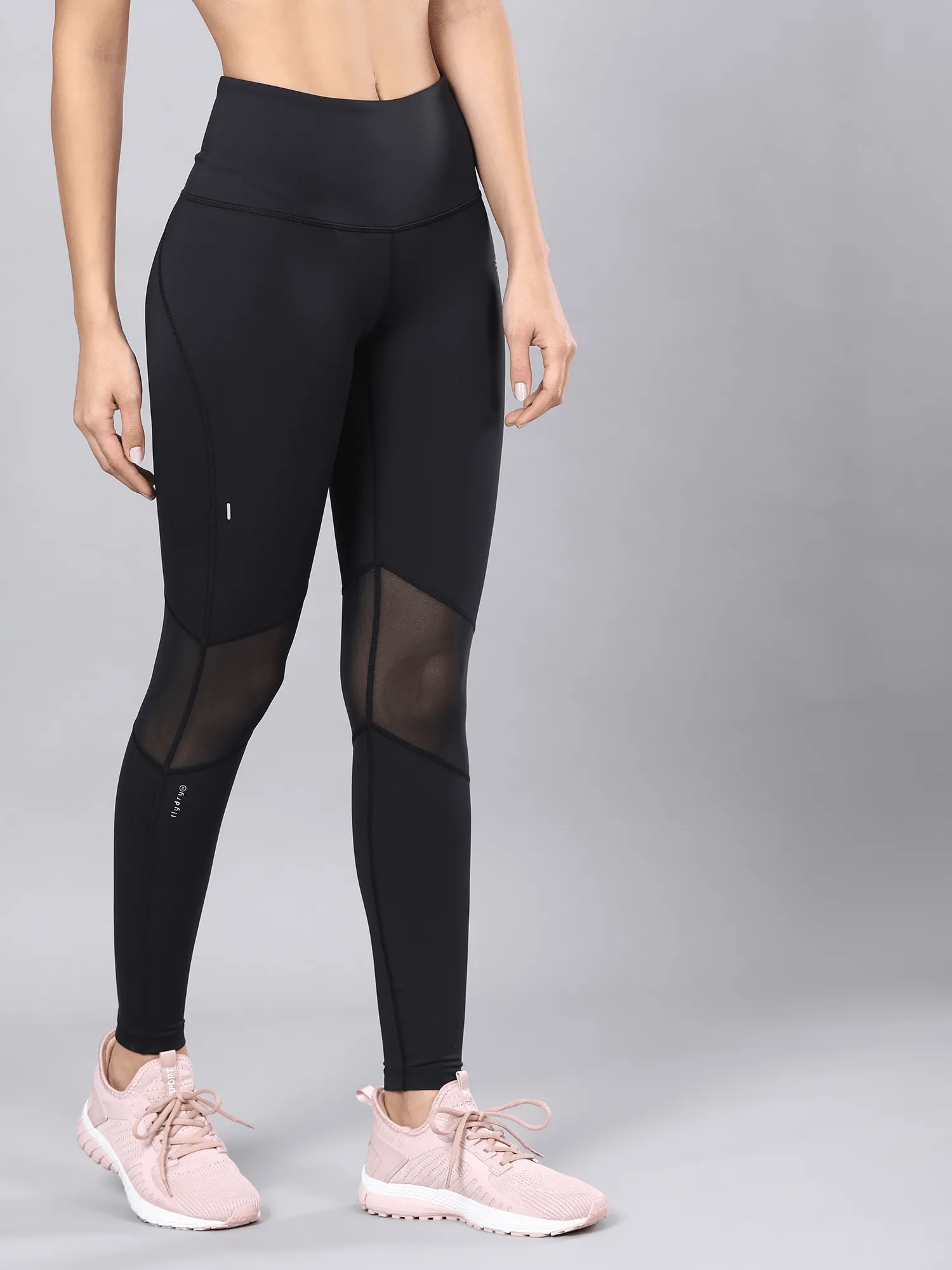 AbsoluteFit Power Mesh Black workout Leggings