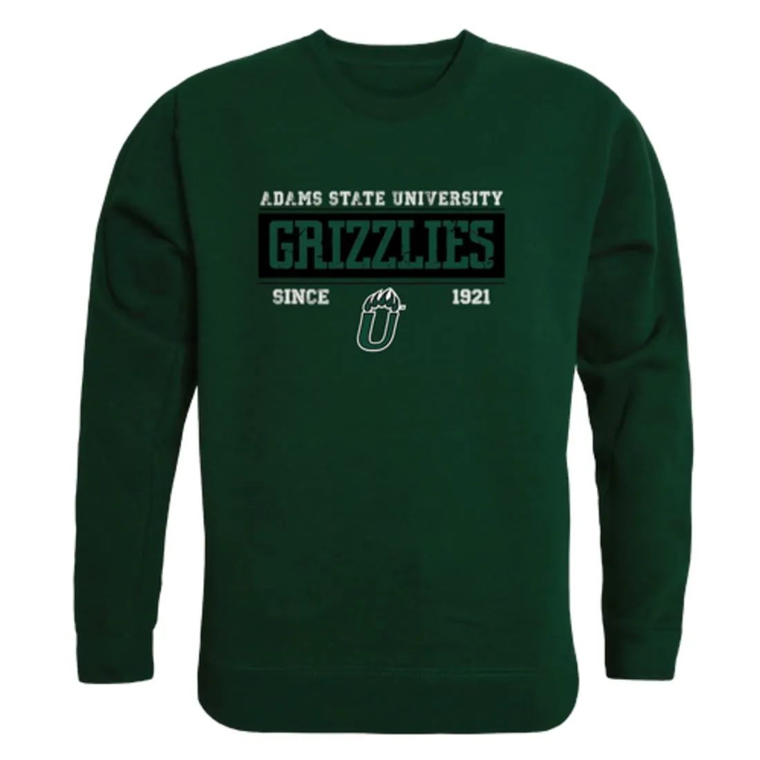 Adams State University Grizzlies Established Fleece Crewneck Pullover Sweatshirt