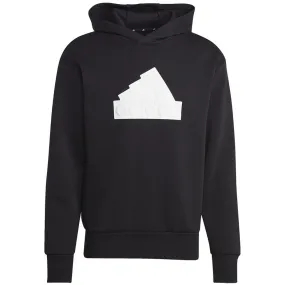 Adidas Mens Future Icons Badge of Sport Hoodie Black White