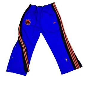 Adidas NY KNICKS Tear Away Side Snap Button Pants