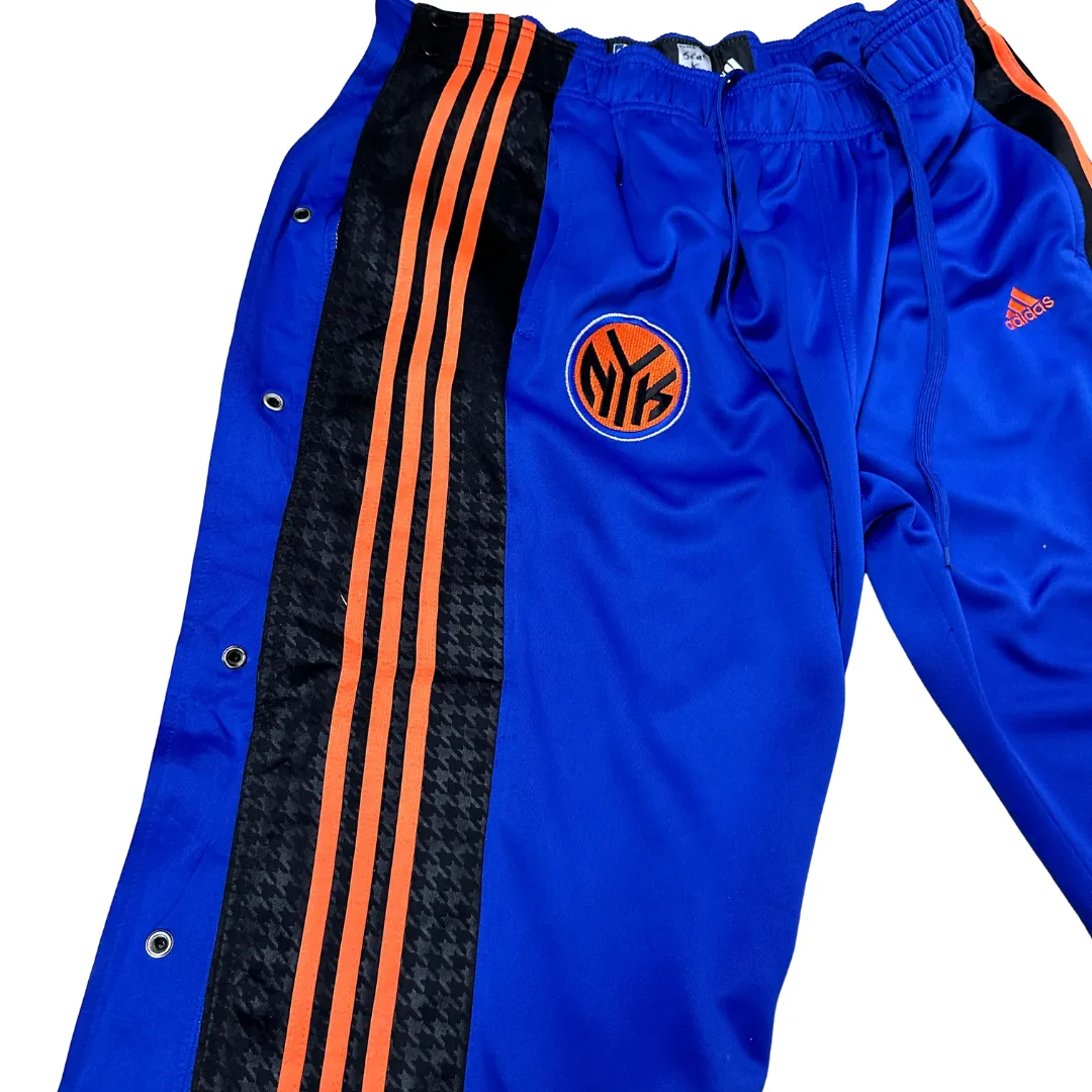 Adidas NY KNICKS Tear Away Side Snap Button Pants