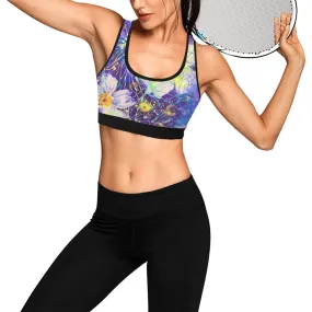 Art Flowers Sports Top up to 3 XL