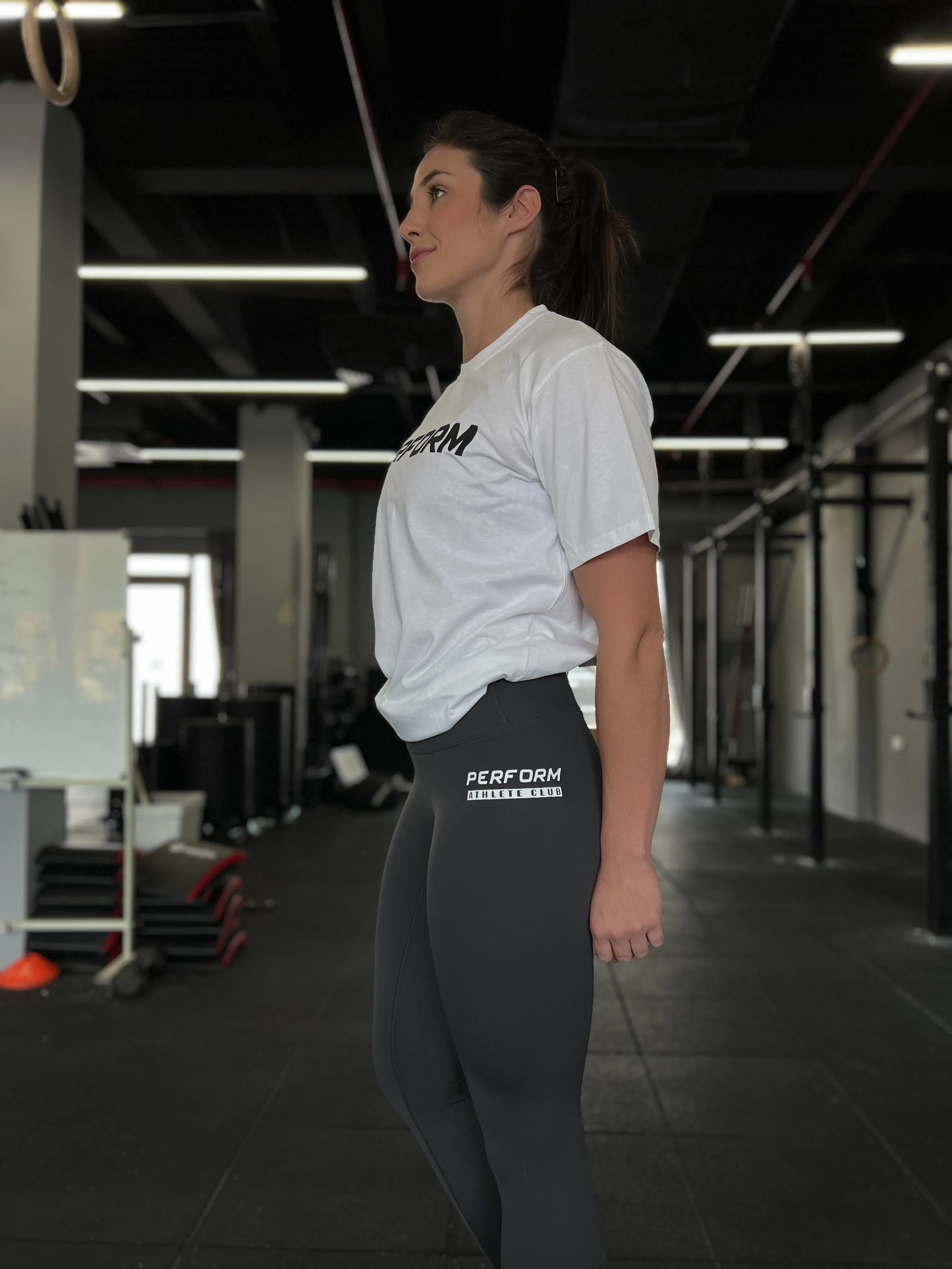 ATHLETE CLUB LEGGINGS - CHARCOAL
