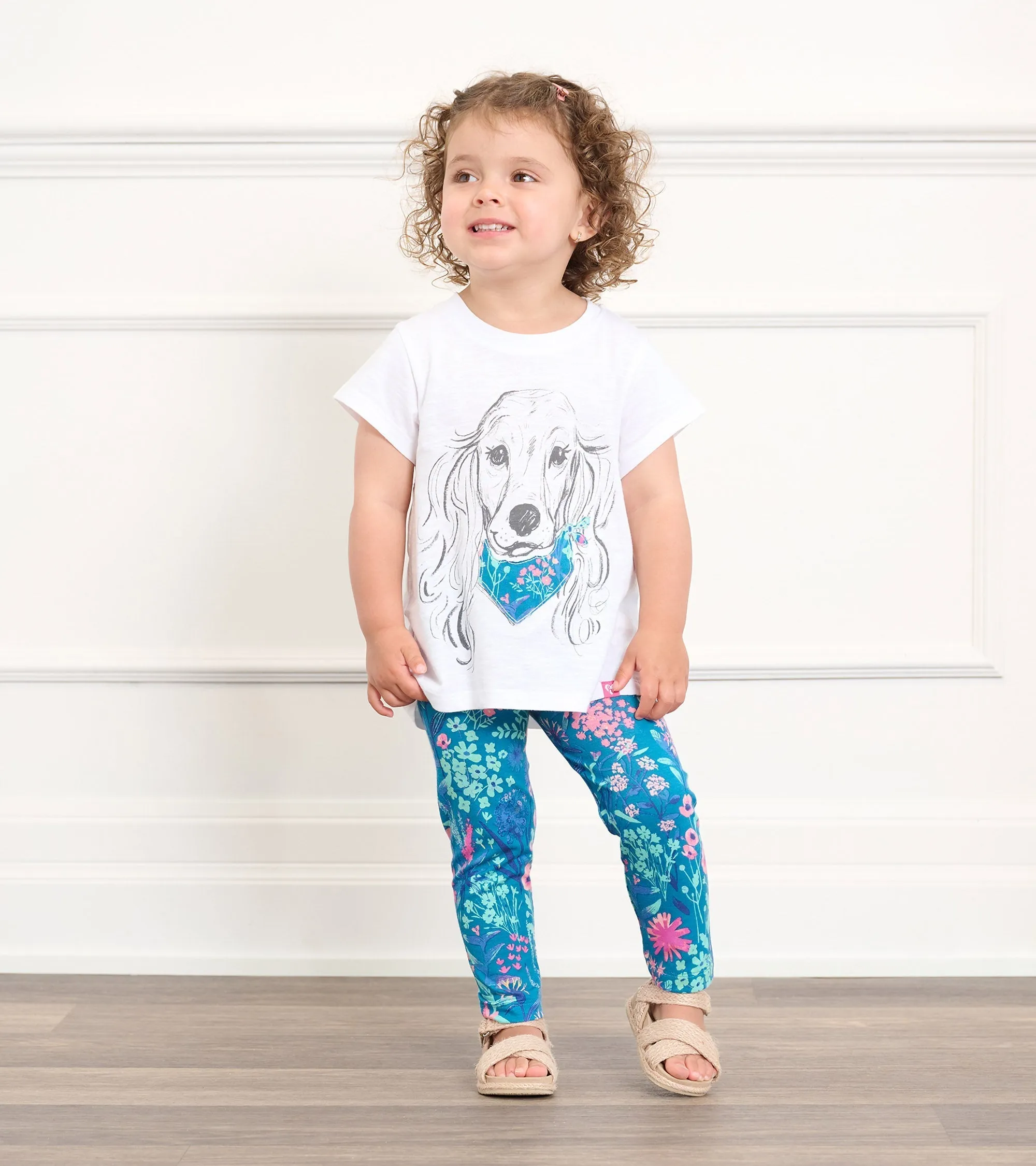 Baby & Toddler Girls Wildflower Stretch Bamboo Leggings