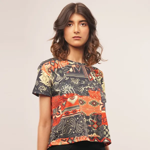 BANDANA Women Crop Top