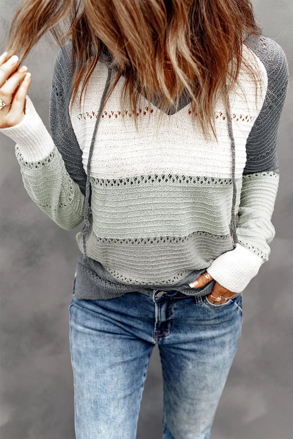 Beach Bonfire Knitted Hoodie