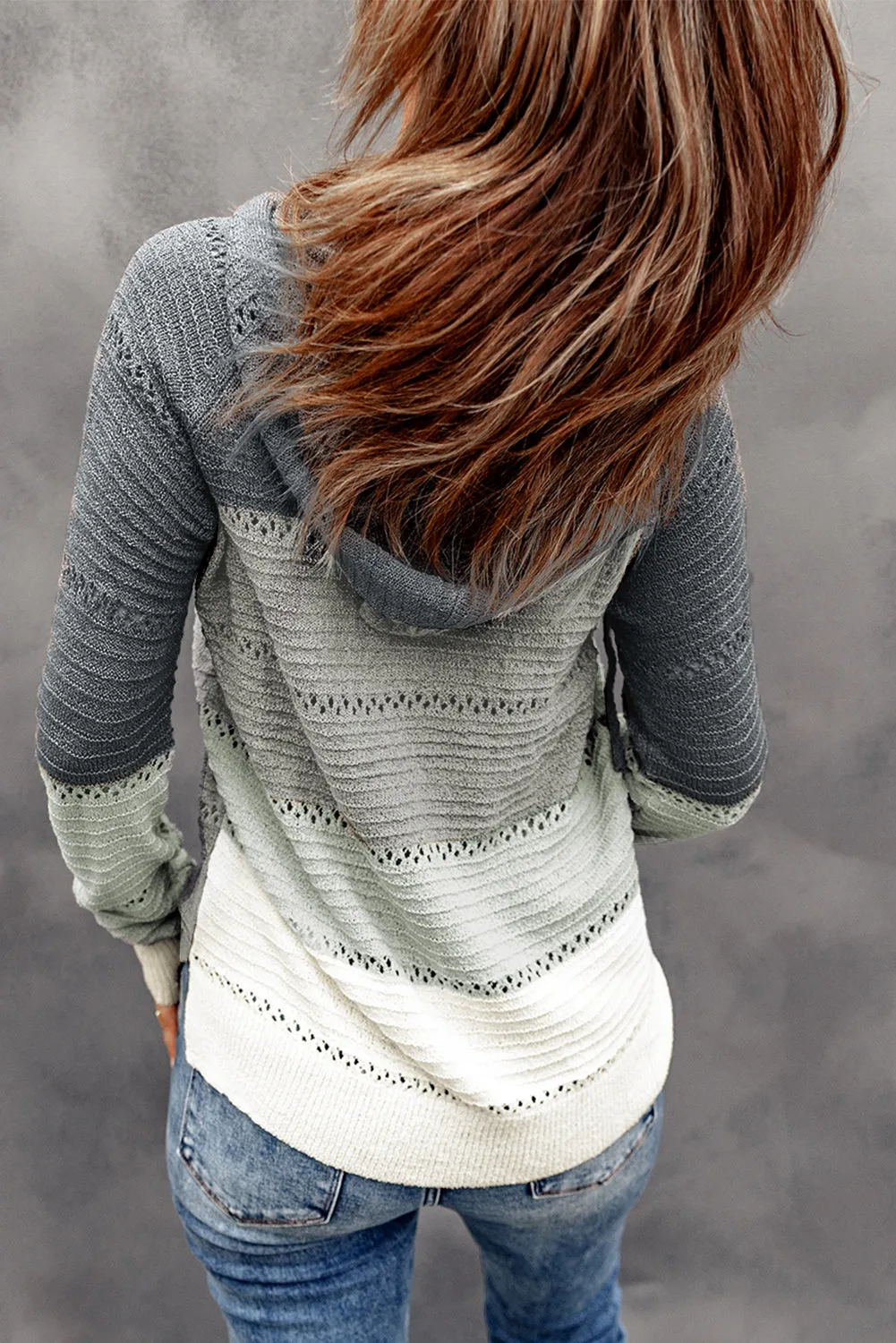 Beach Bonfire Knitted Hoodie