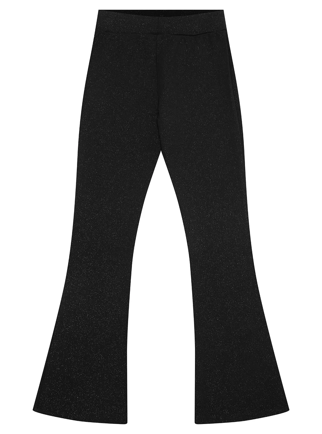 Black Punto Milano Flare Leggings (7-16)