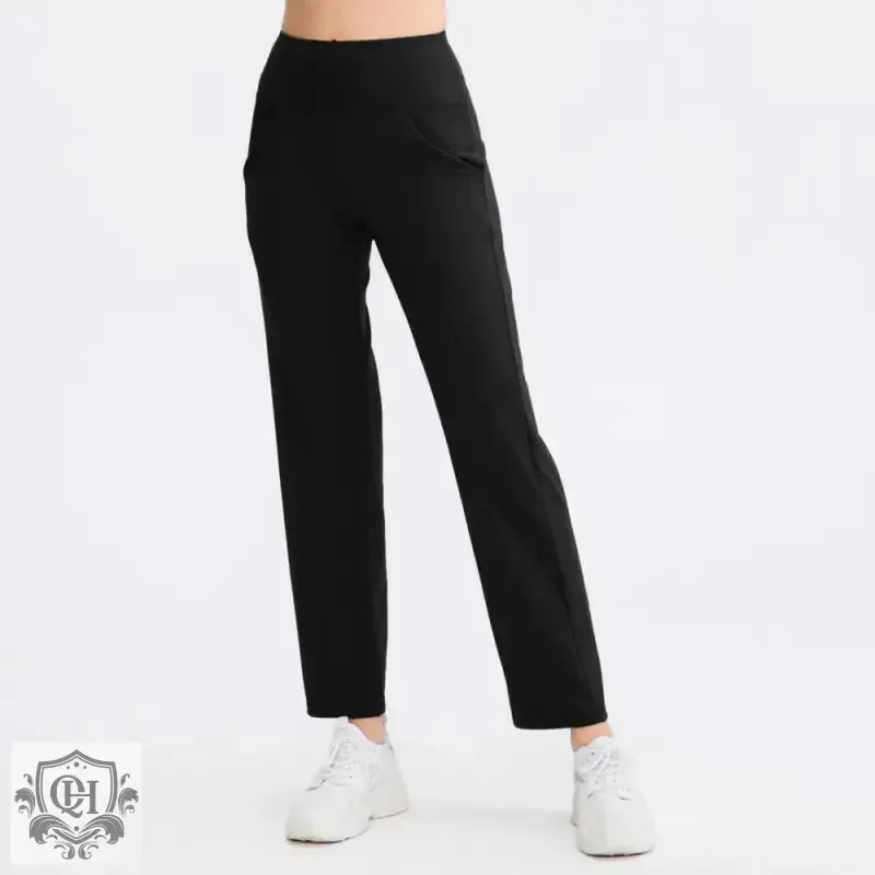 Block Pattern High Waist Yoga Leggings