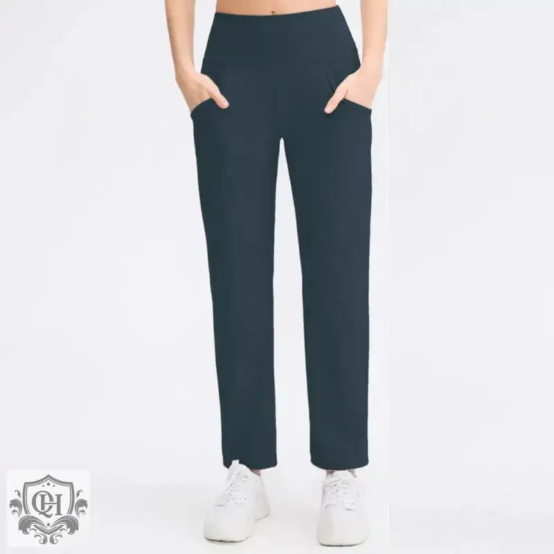 Block Pattern High Waist Yoga Leggings