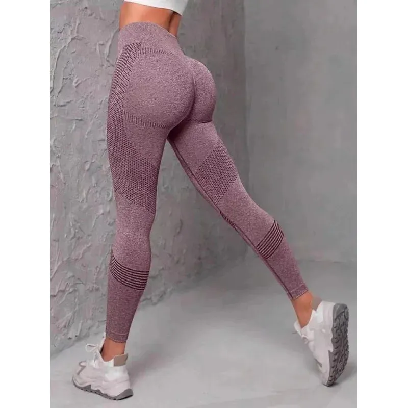 Breathable High-Waisted Yoga Leggings For Women Tummy Control Activewear