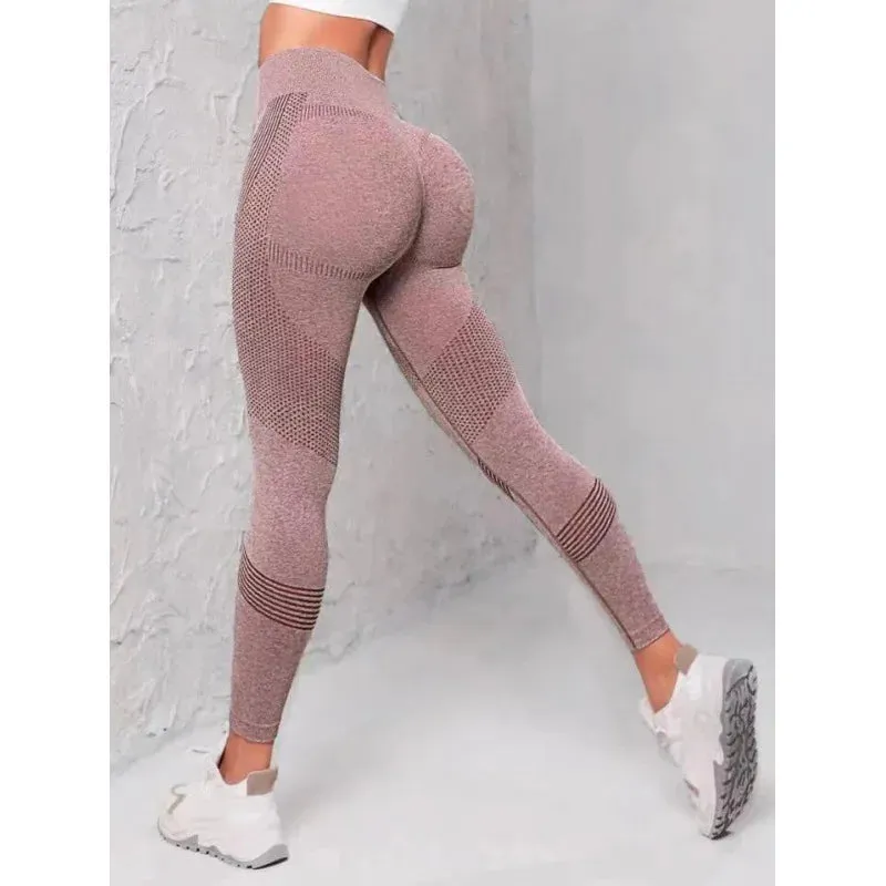 Breathable High-Waisted Yoga Leggings For Women Tummy Control Activewear