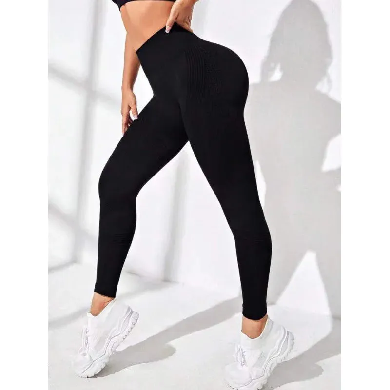 Breathable High-Waisted Yoga Leggings For Women Tummy Control Activewear