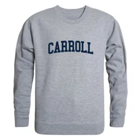Carroll University Pioneers Game Day Fleece Crewneck Pullover Sweatshirt