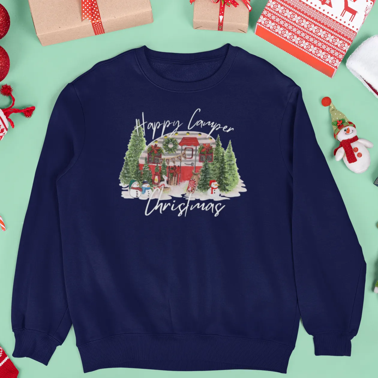 Christmas Caravan Tshirt, Christmas Tree Camper Shirt, Christmas Gift for Camper, Merry Christmas, Camper Shirt, Holiday Adventure