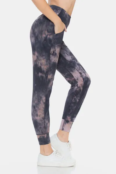 Cloud 9 Tie-Dye High Waist Cropped Leggings