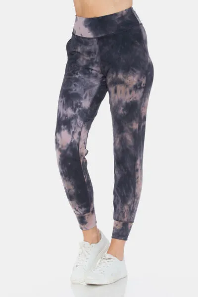 Cloud 9 Tie-Dye High Waist Cropped Leggings