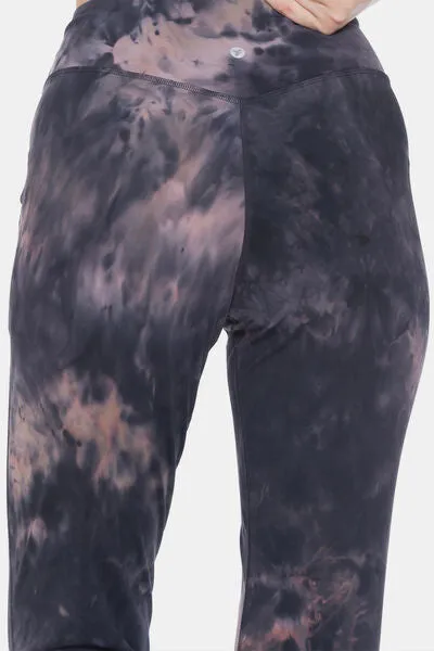 Cloud 9 Tie-Dye High Waist Cropped Leggings