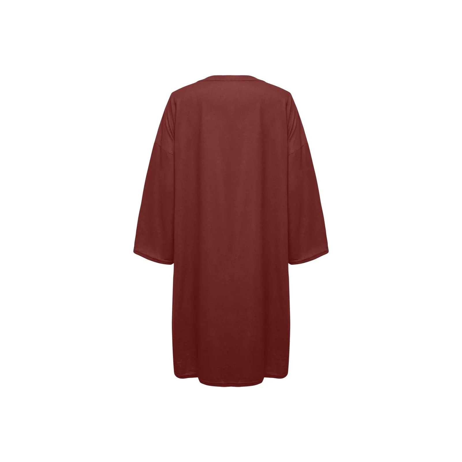 Cockatoo Oversized Sleep Shirt - Maroon