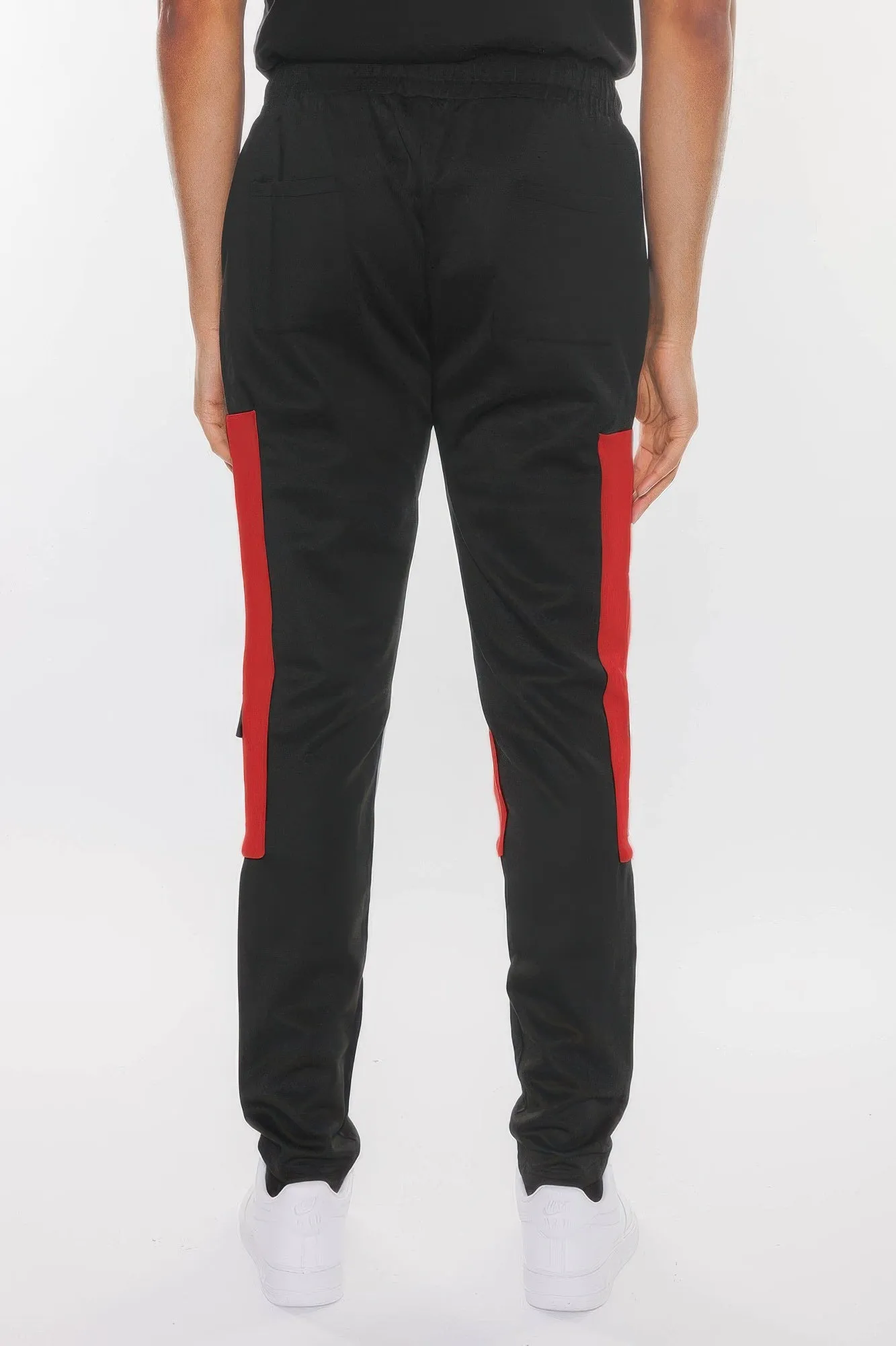 Color Block Cargo Track Pant