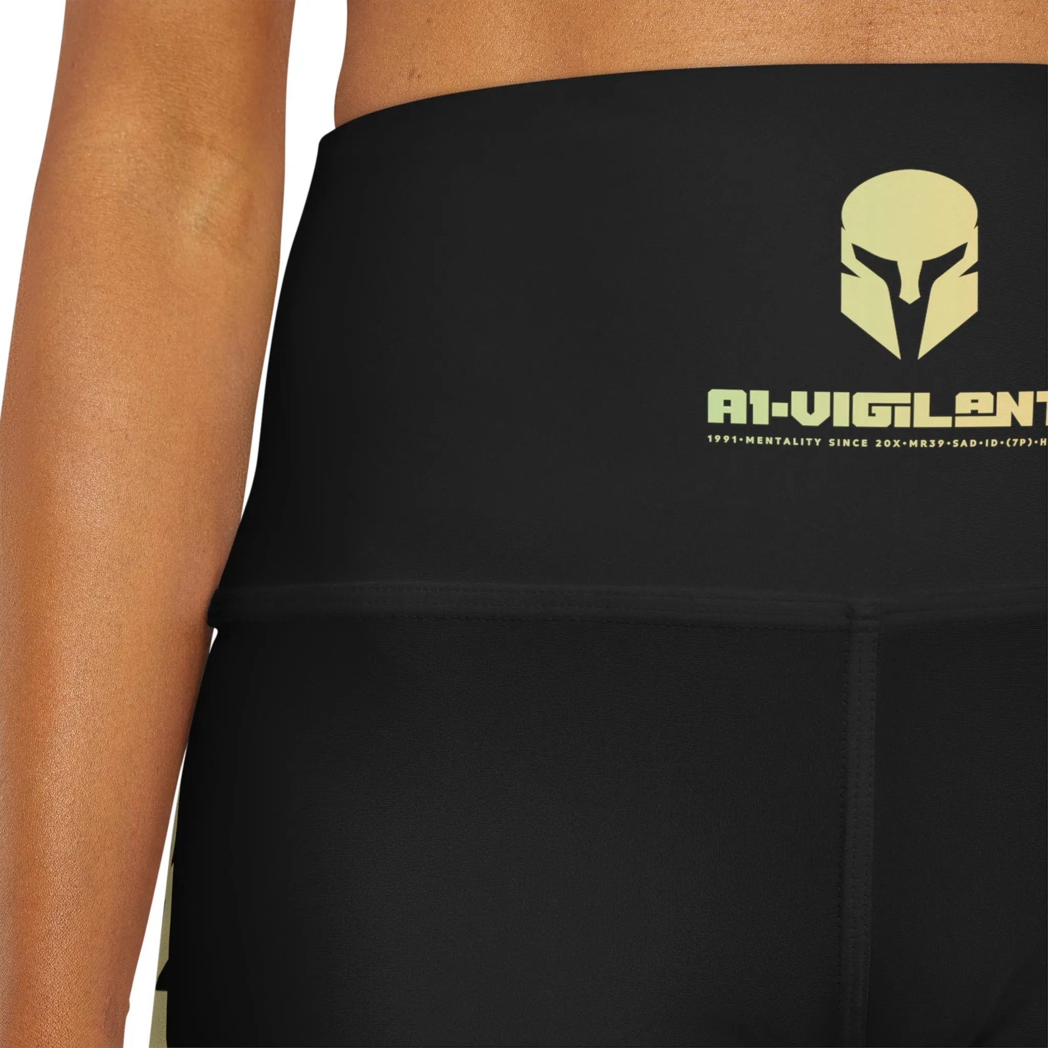 Copy of A1 Vigilante Sparta High Waisted Yoga Shorts (AOP)