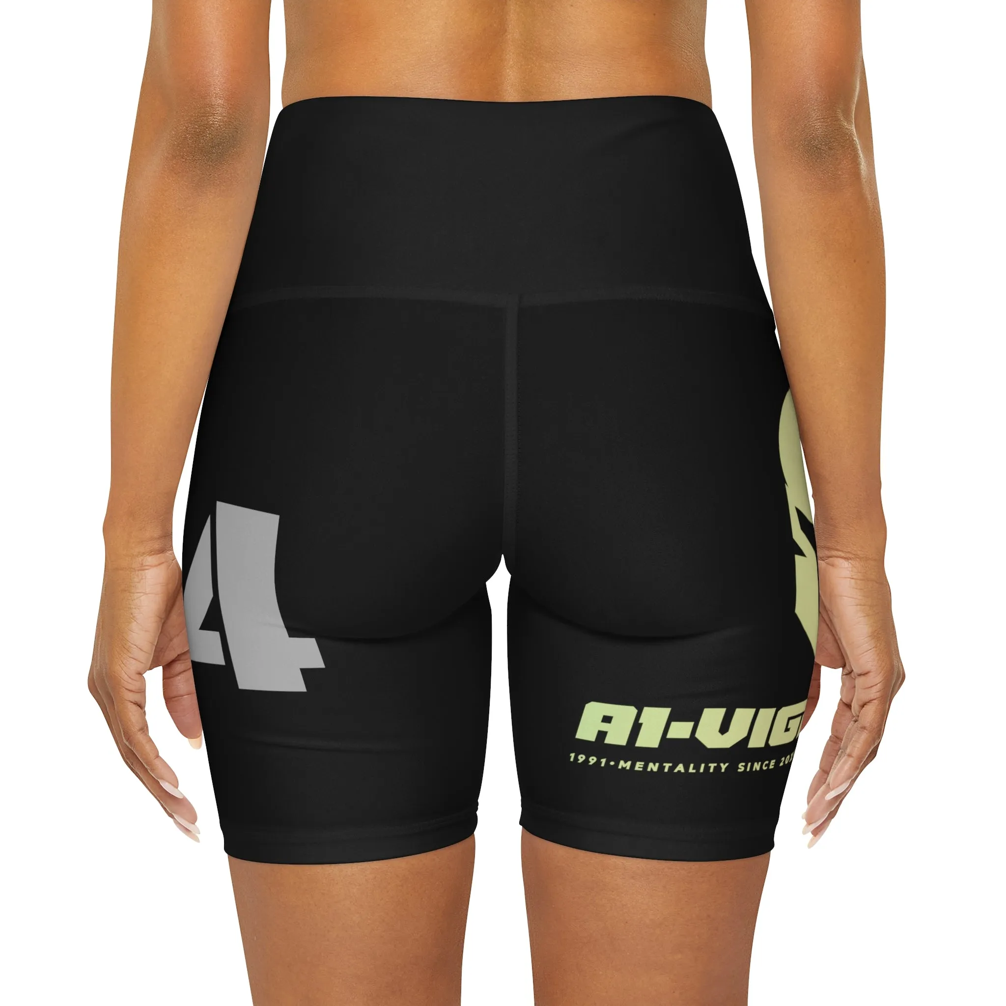 Copy of A1 Vigilante Sparta High Waisted Yoga Shorts (AOP)