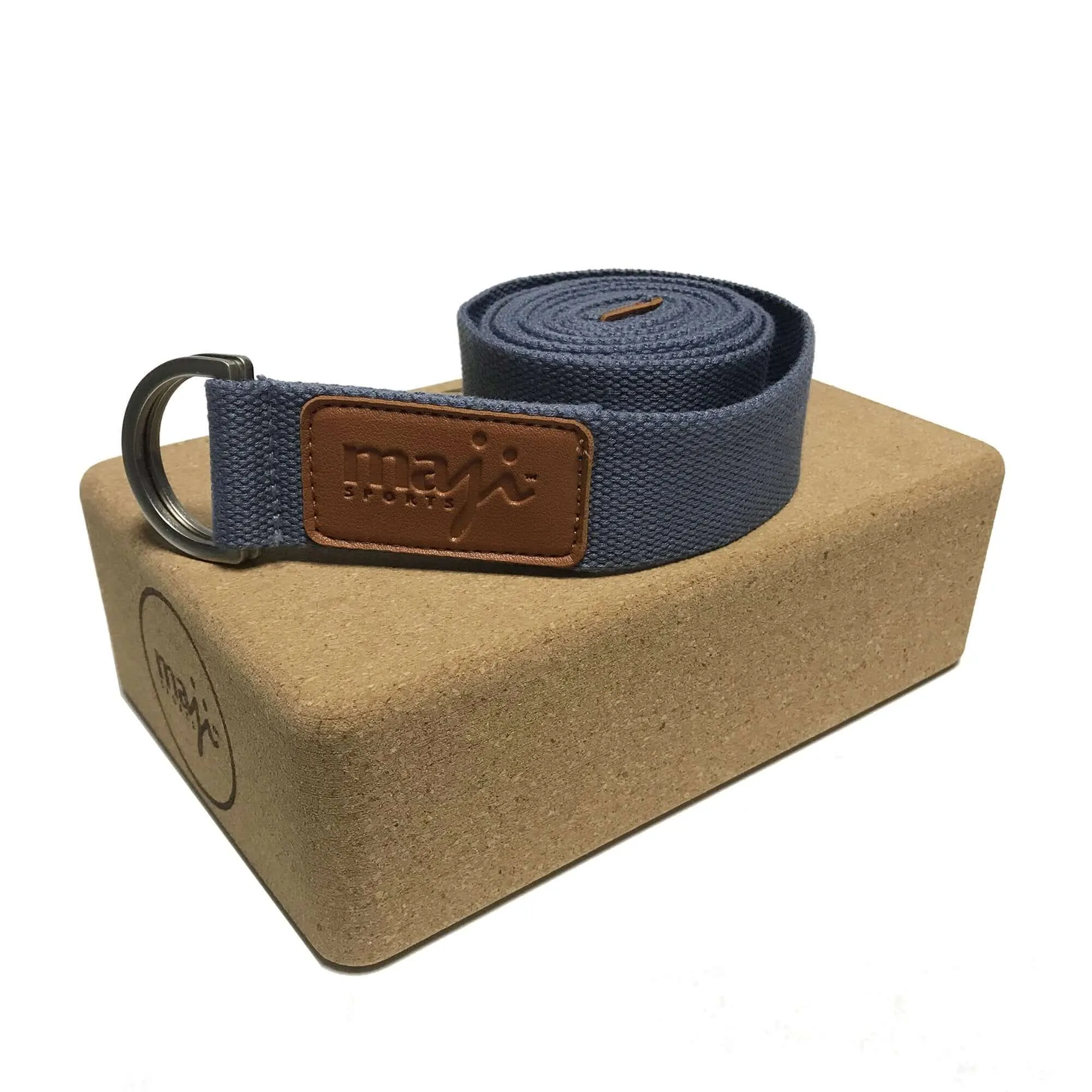 Cork Yoga Block & Strap Combo