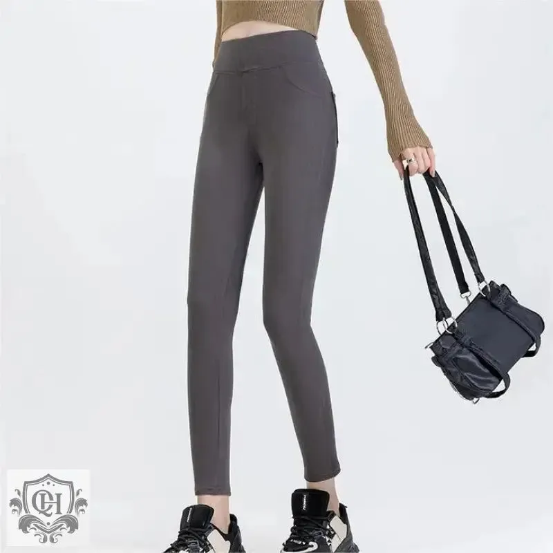 Cosy Denim Thermal Leggings