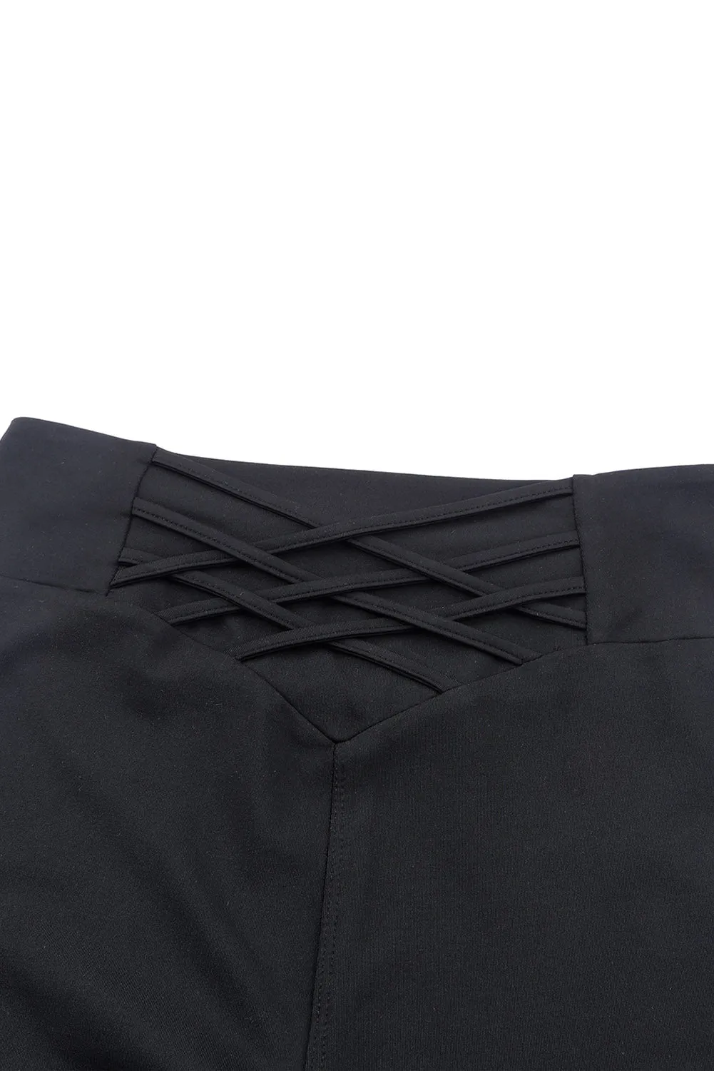 Criss Cross T Tuck High Waist Leggings
