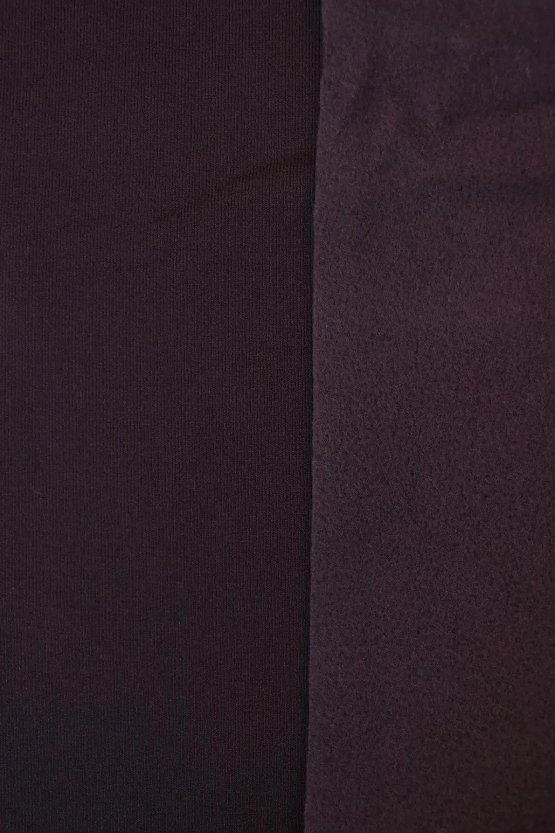 Dark Burgundy Brown Polartec Power Stretch Fleece