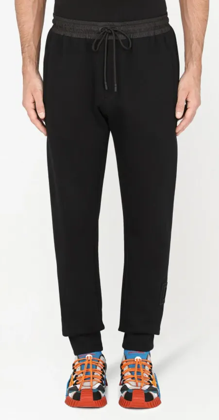DOLCE & GABBANA - logo-print tapered-leg track pants