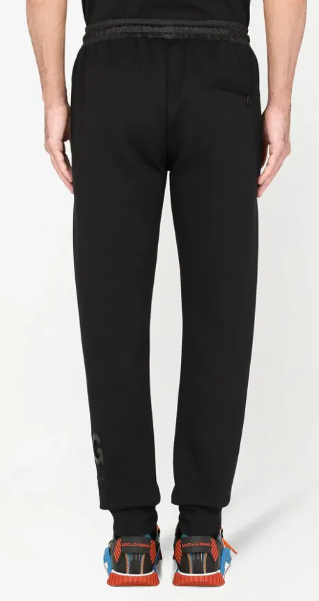 DOLCE & GABBANA - logo-print tapered-leg track pants
