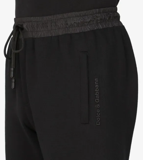 DOLCE & GABBANA - logo-print tapered-leg track pants