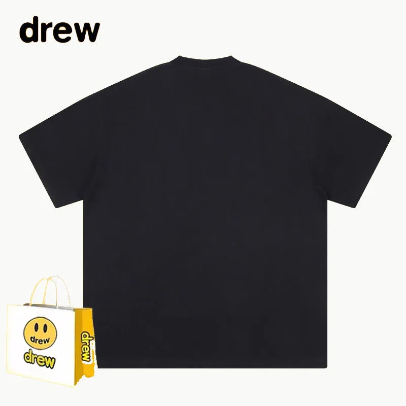 Drew T Shirts Loose Graffiti Printing