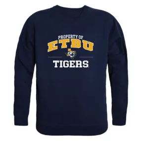 East Texas Baptist University Tigers Property Fleece Crewneck Pullover Sweatshirt
