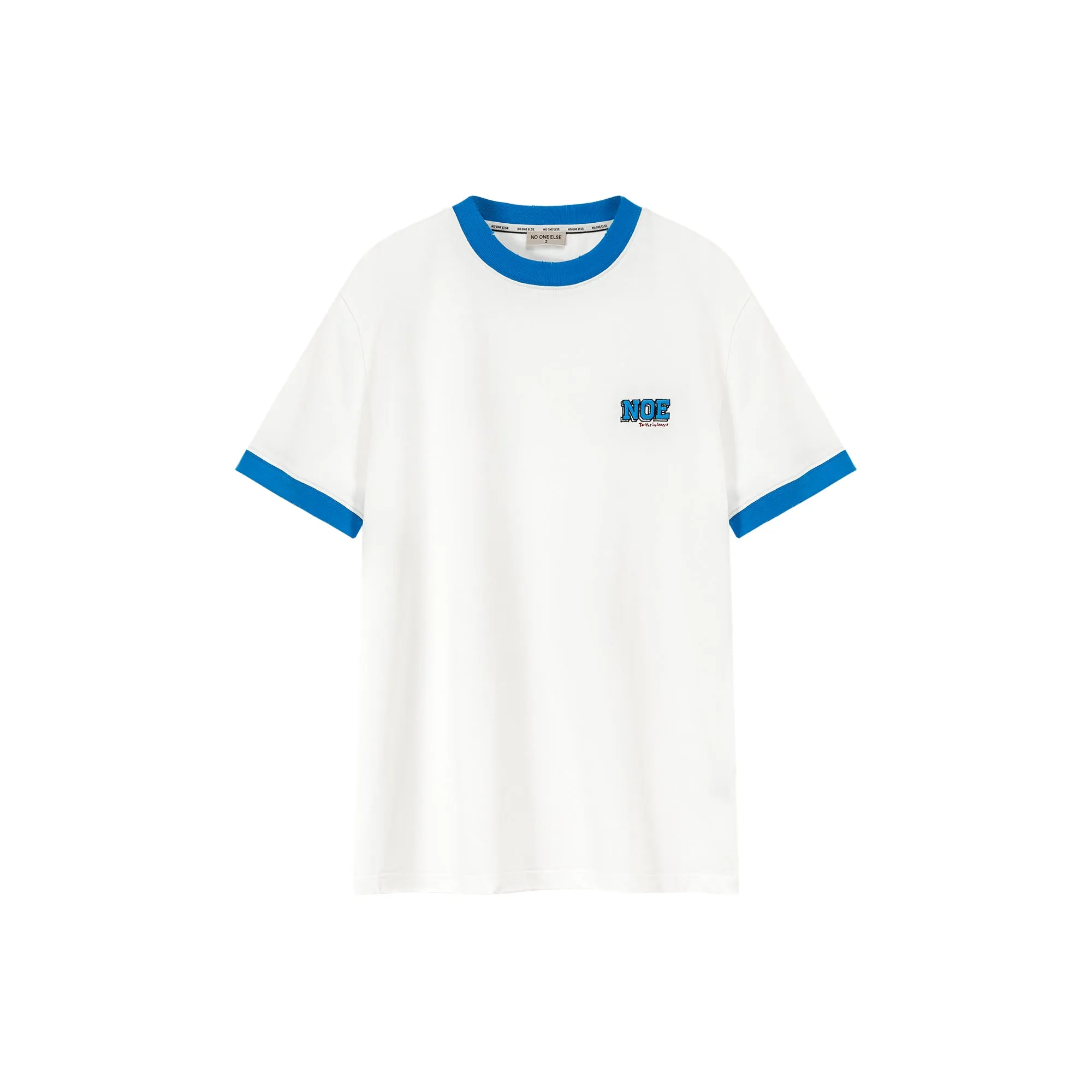Embroidered Daily Loose Fit Short Sleeve T-Shirt