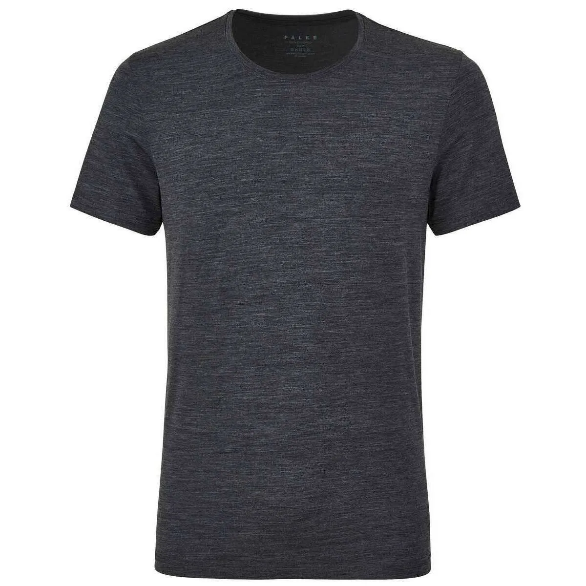 Falke Daily ClimaWool Crew Neck T-Shirt - Dark Grey Heather