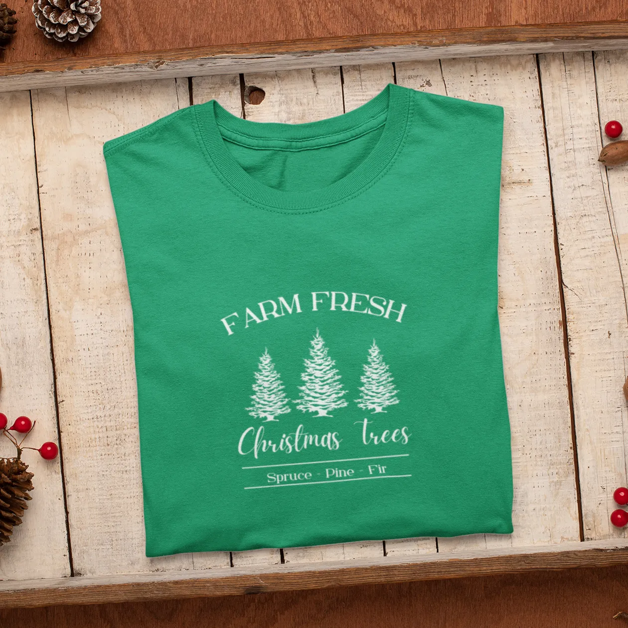 Farm Fresh Christmas Trees Shirt, Christmas Shirt, Christmas Gift, Christmas Sweatshirt, Christmas gift for family, Holiday Shirt, Xmas Gift