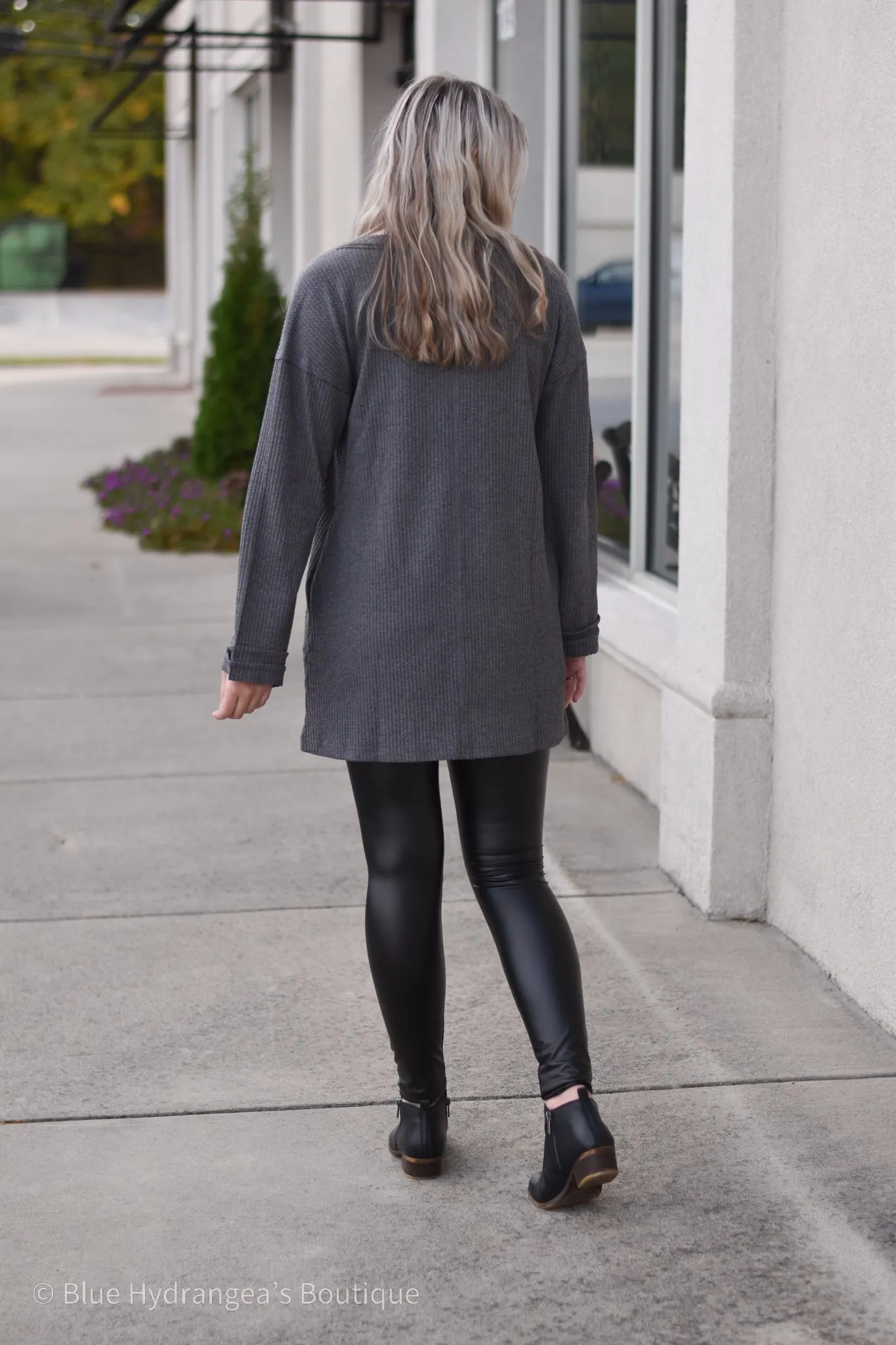 Faux Leather High Waist Legging