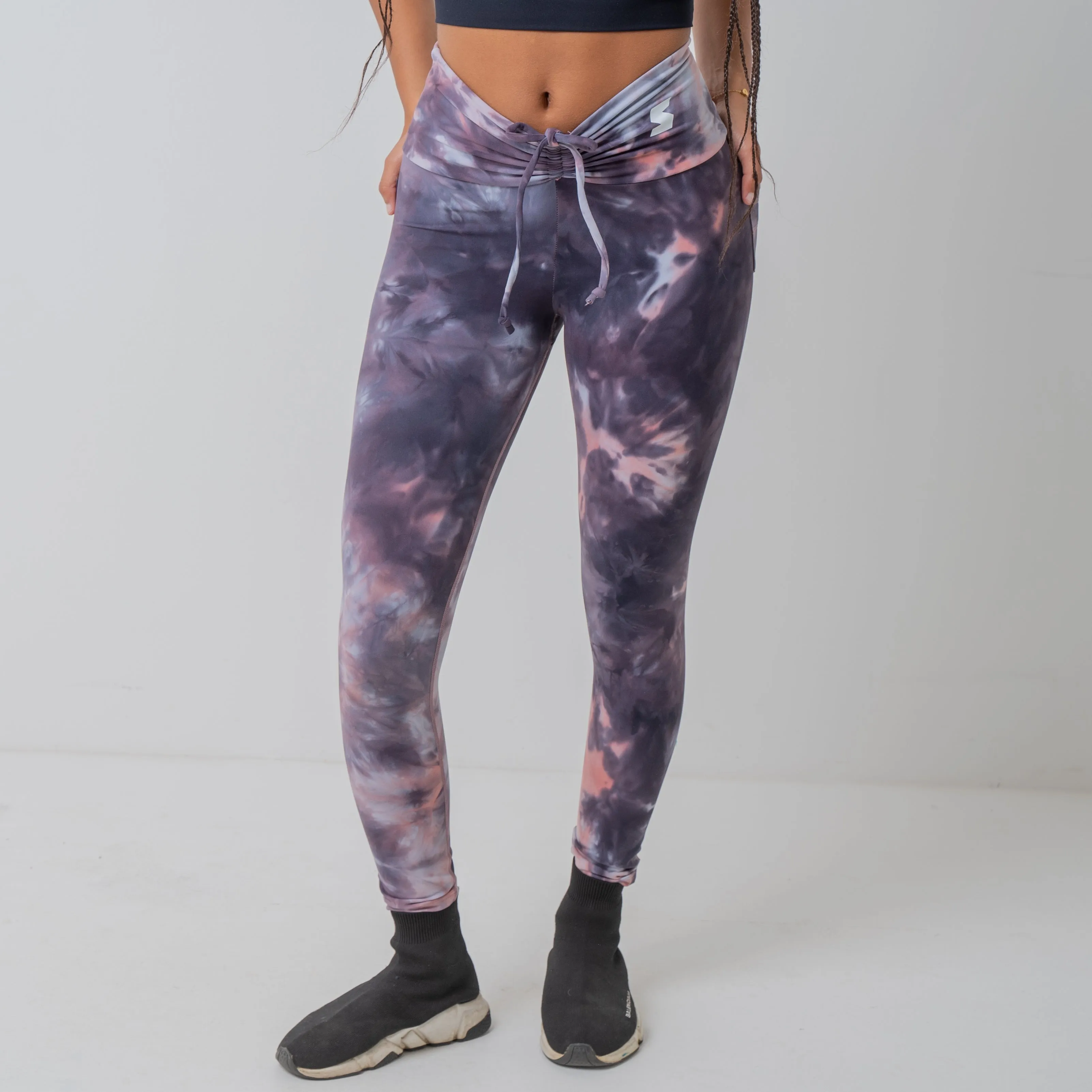 FlexTrek Leggings Graphite Gray Pink